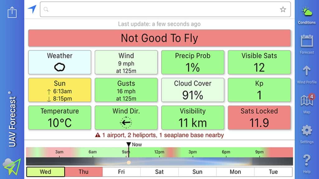 app UAV Forecast