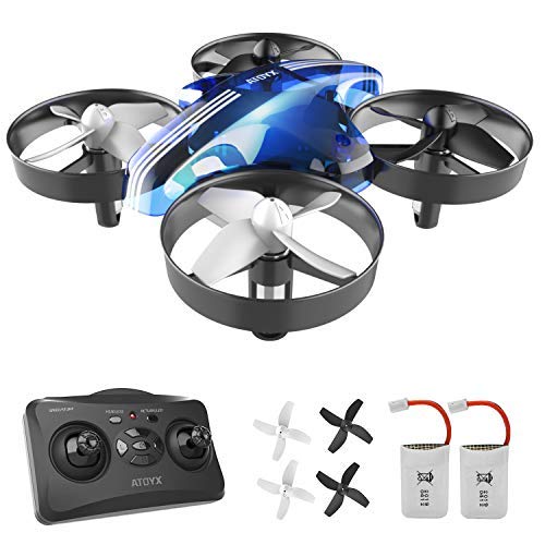 ATOYX Mini Drone, RC Drone 2.4G 4 Canales 6-Axis Gyro, Quadcopter...