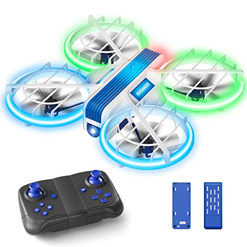 M1 Mini Drone para Nios, Drone Quadcopter con Luces Azules &...