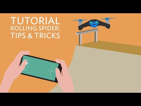 Parrot Rolling Spider - Tutorial #4 - Tips &amp; Tricks - Freefall take-off, Joypad &amp; photos