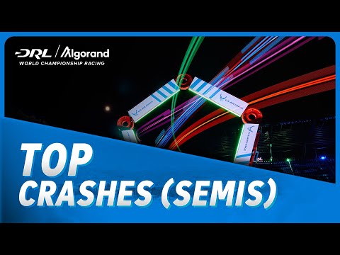 Level 1 Silicon Valley: Top Crashes (Semifinals) | Drone Racing League