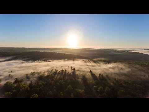 Fascinating Aerial Fog Time Lapse - Drone Hyperlapse, DJI Phantom 4 Drone Time-Lapse