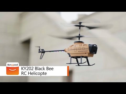 KY202 Black Bee 4CH RC Helicopter Remote Control Drone - Shop on Banggood
