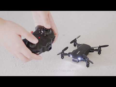 【KIDOMO】 F02 Foldable Mini Drone : How to Operate the Mini Drone?