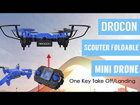 PERFECT Beginner Mini Drone Quadcopter - DROCON Scouter Foldable 901H