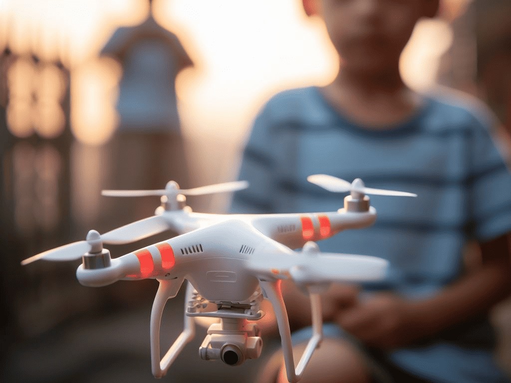 La seguridad en el uso de drones infantiles